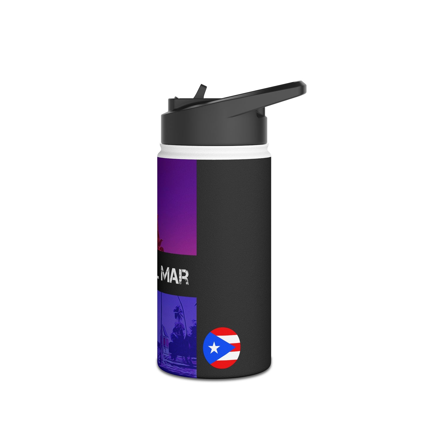 Hijos del Mar- Stainless Steel Water Bottle, Standard Lid